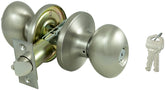 ProSource Entry Knob, Brass, KW1, KA3 Keyway, 3 Grade